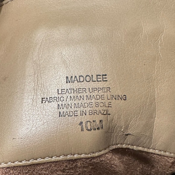 Vince Camuto Over The Knee Madolee Boot Womens 10 (runs small) Suede Tan Taupe - Picture 9 of 11